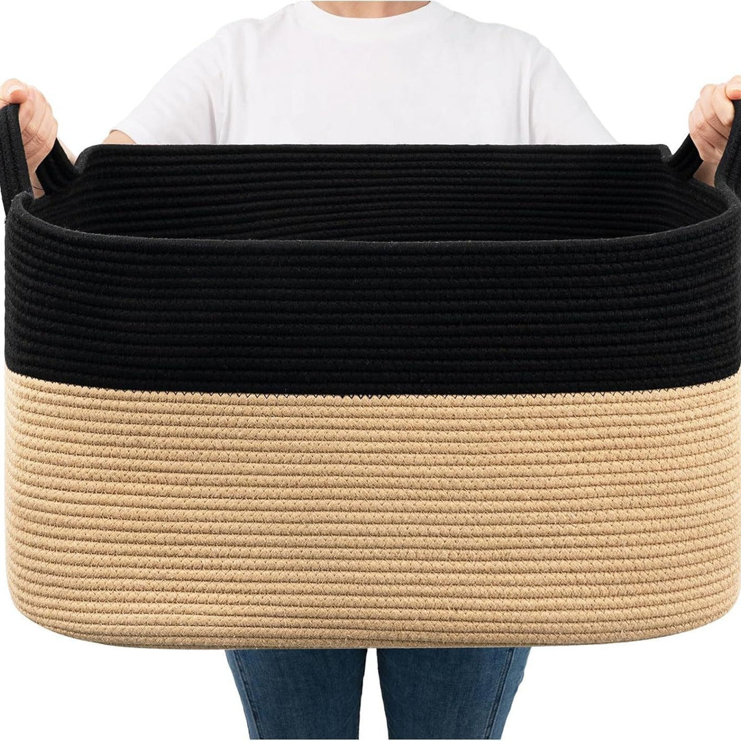 Women Versatile Storage Basket with Sturdy Handles Kalsten