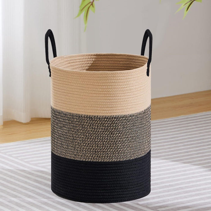 Women's decorative storage basket with two practical handles Kalsten