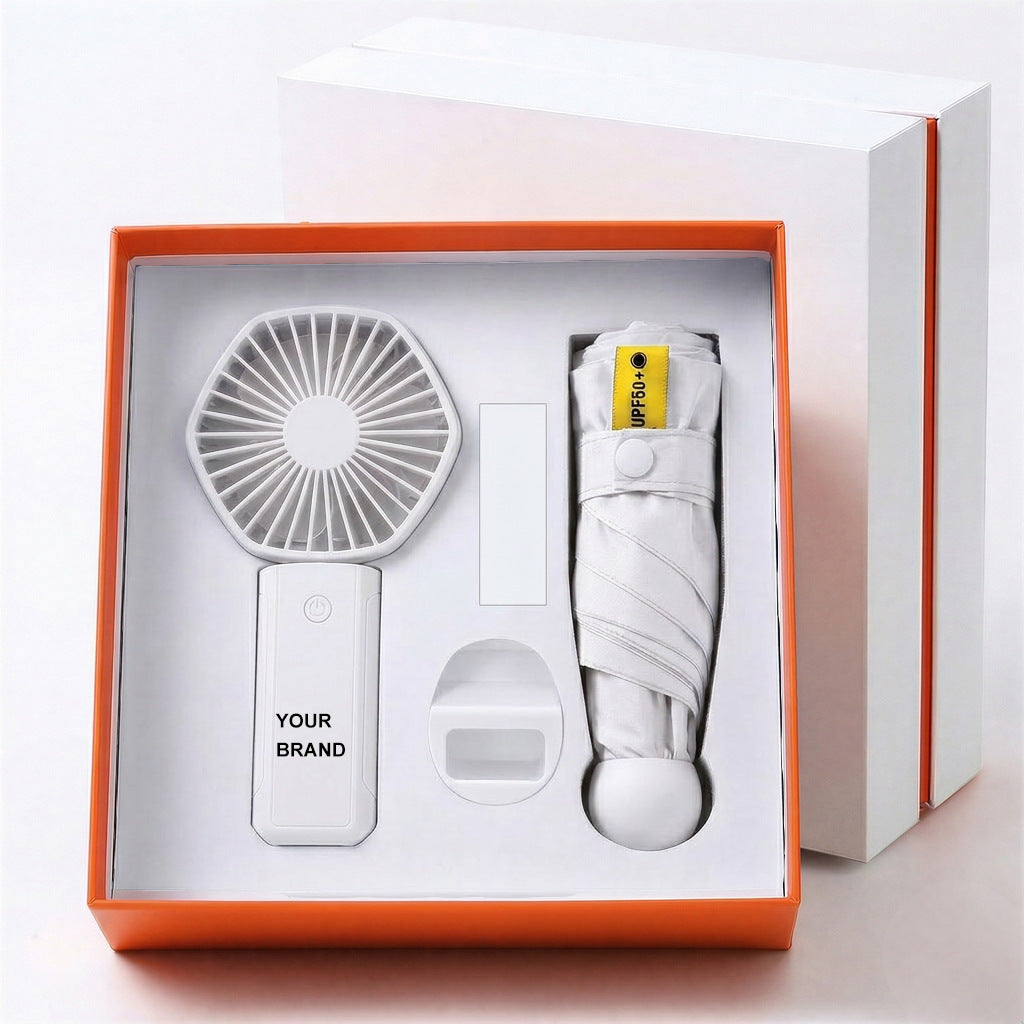 Unisex Portable Fan and Water Bottle Set Kalsten