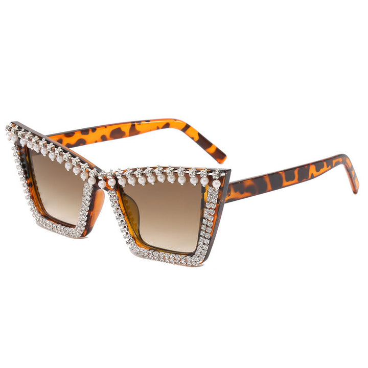 Ladies Glamorous Designer Sunglasses with Sparkling Frame Kalsten
