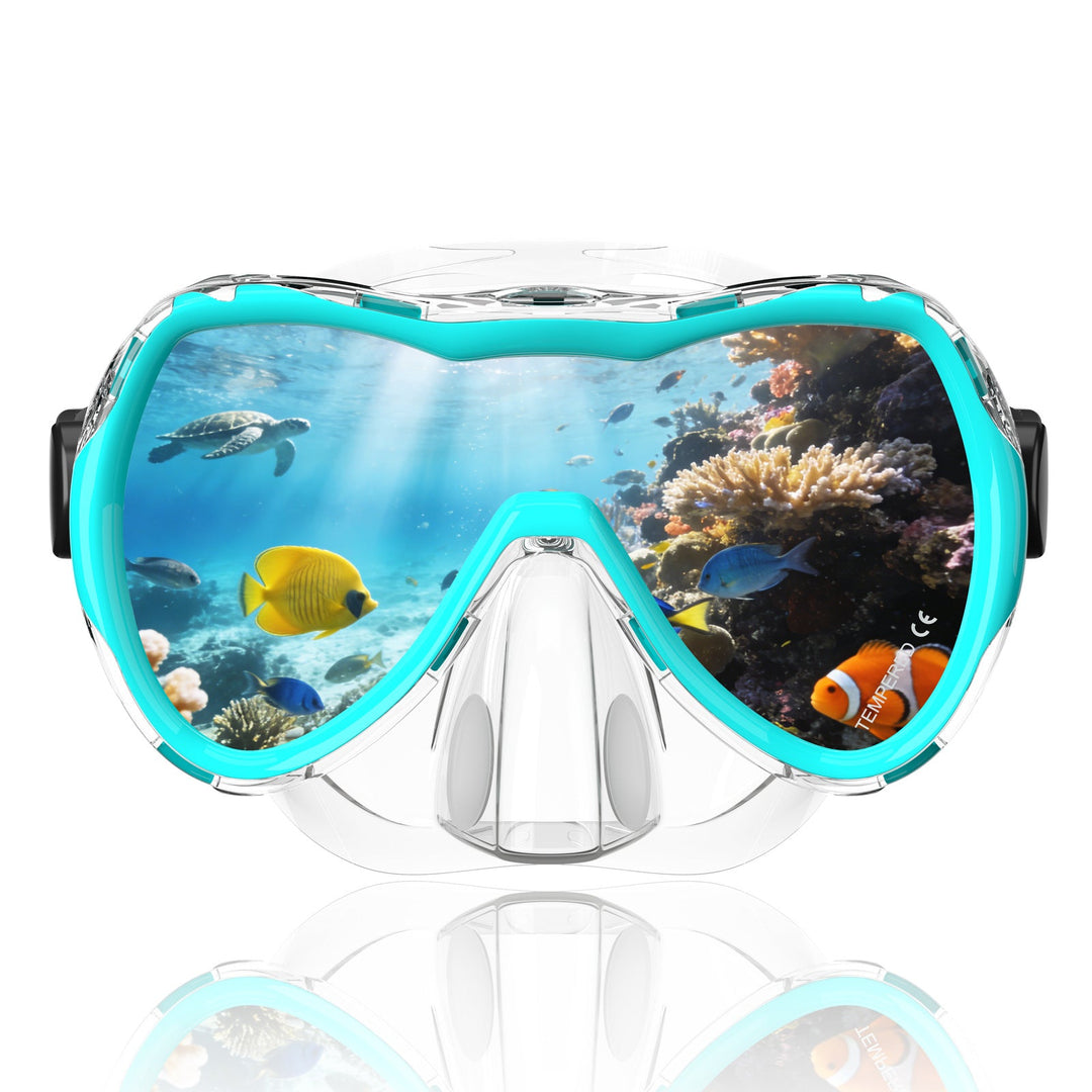 Diving mask with wide field of vision by Kalsten