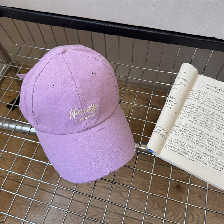 Men's Distressed Cotton Baseball Hat Kalsten