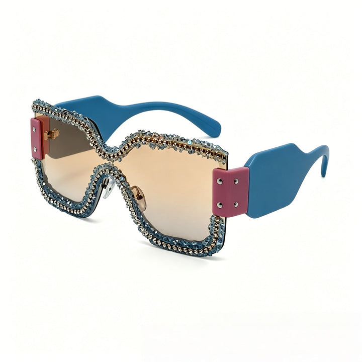 Women's fashionable safety glasses with unique crystal frame Kalsten