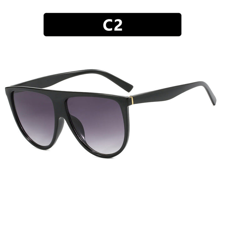 Ladies trendy oversized sunglasses with stylish transparent frame Kalsten
