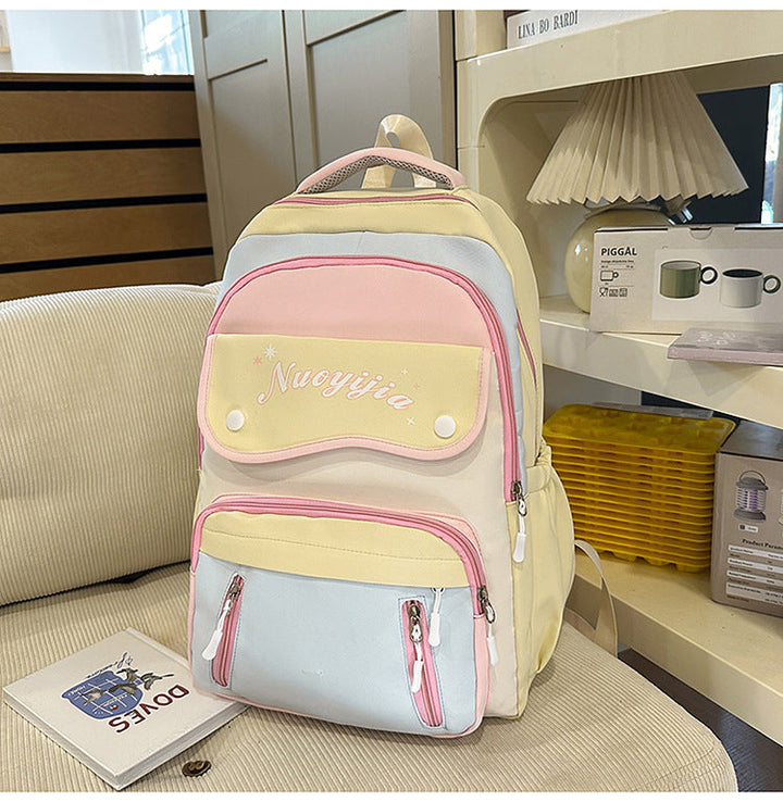Multi-Pocket Casual School Backpack