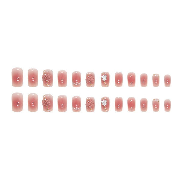Artificial nails with perforated flower pattern Kalsten