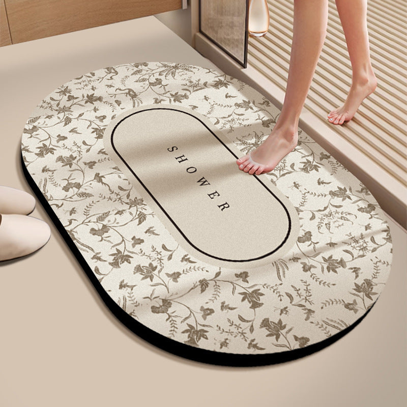 Soft Textured Bathroom Rug Kalsten