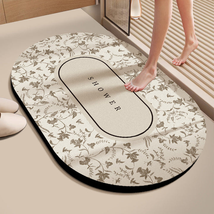 Soft Textured Bathroom Rug Kalsten
