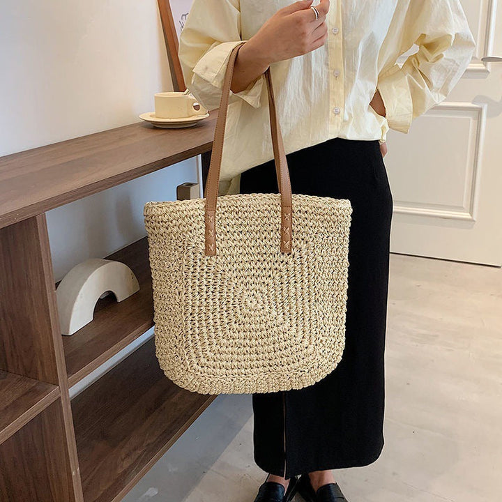 Handmade wicker tote bag Kalsten