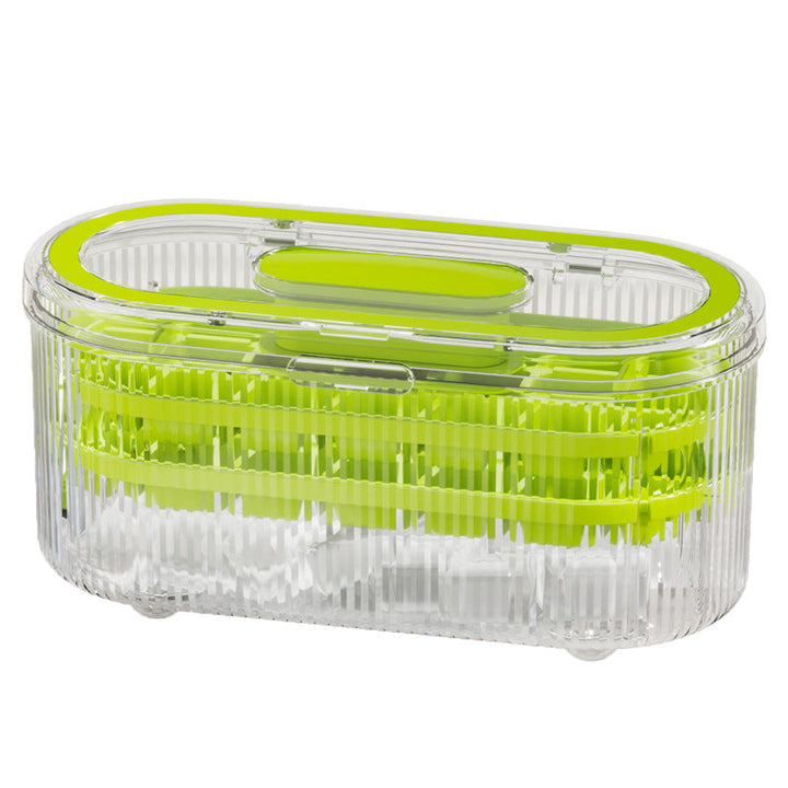 Ladies stackable ice cube tray with practical scoop and airtight lid Kalsten