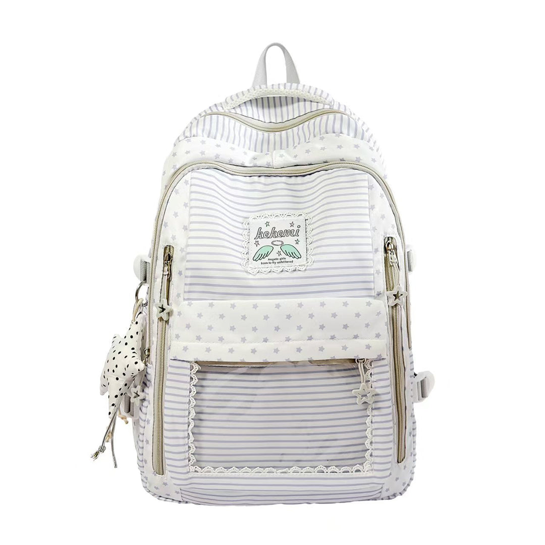 Stylish Striped Backpack Kalsten