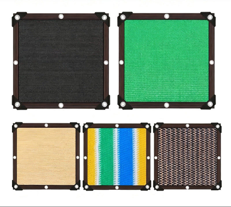 heavy duty sunshade mesh tarp with reinforced edges and metal grommets Kalsten
