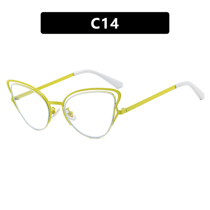 Women's Cat-Eye Glasses with Elegant Metal Frame and Comfortable Fit Kalsten