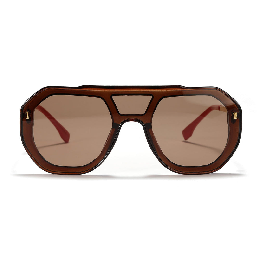 Women oversized geometric sunglasses with elegant frame Kalsten