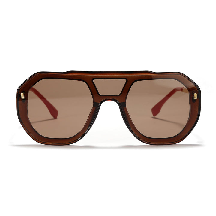 Women oversized geometric sunglasses with elegant frame Kalsten
