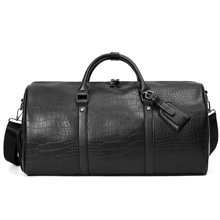 Elegant Travel Bag in Luxurious Crocodile Look Kalsten