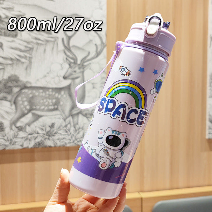 Ladies Fantasy Water Bottle with Practical Carry Strap Kalsten