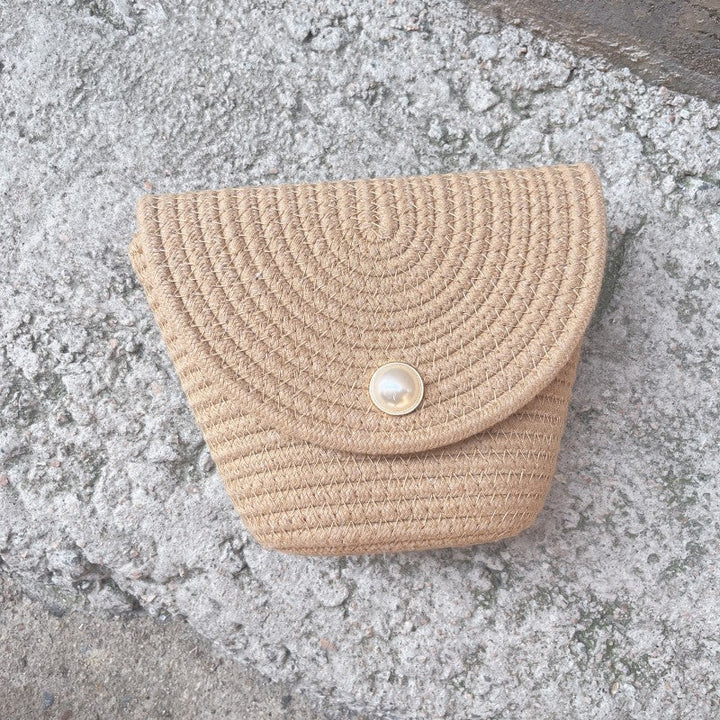 Ladies Stylish Clutch made of woven material Kalsten
