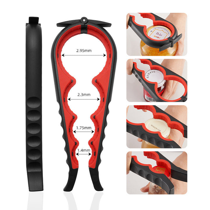 Multifunctional kitchen helper with integrated bottle opener function Kalsten