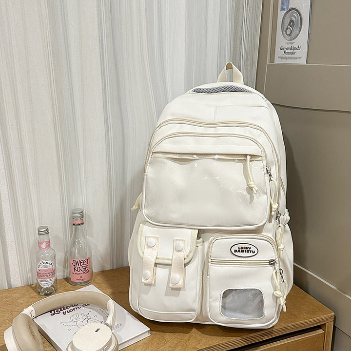Multi-Compartment Functional School Backpack