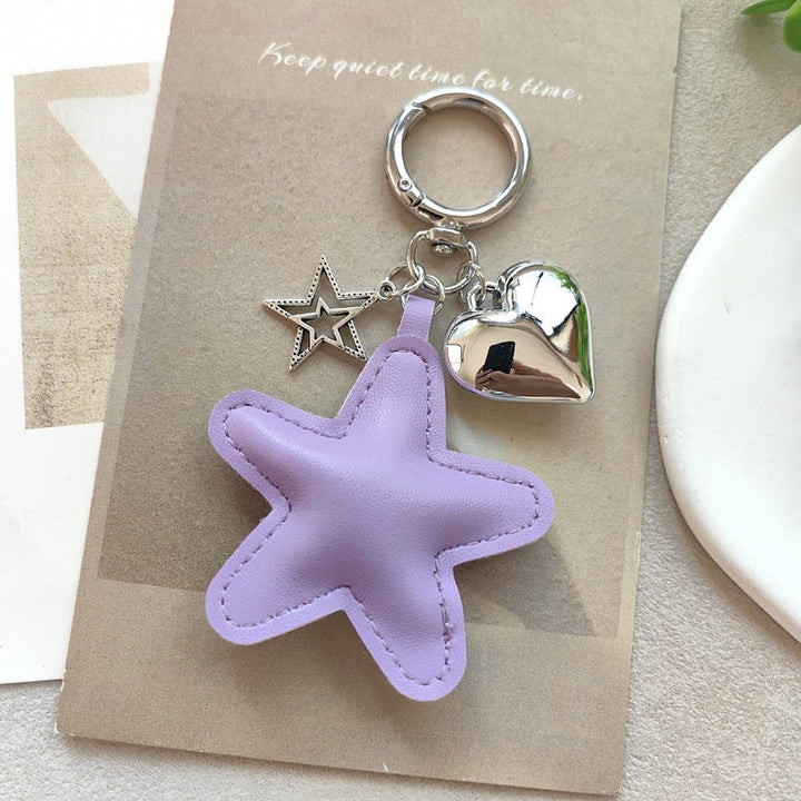 Keychain with star and heart design Kalsten