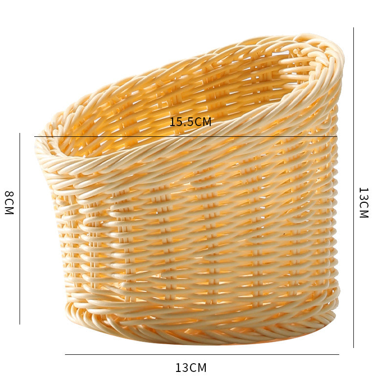 Handcrafted Natural Wicker Storage Basket Kalsten
