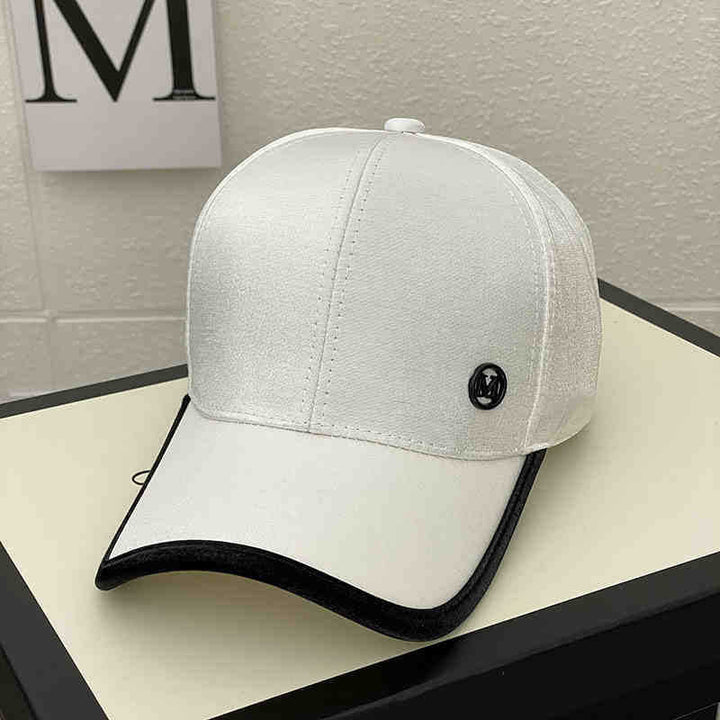 Women's Shiny Satin Baseball Cap Kalsten