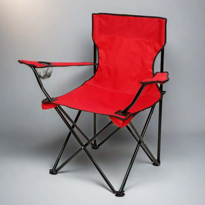 Ladies folding chair with extra comfort and cup holder Kalsten