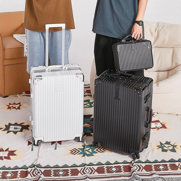 Unisex Ultra-Durable Textured Hardshell Carry-On Suitcase Kalsten
