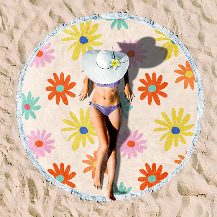 Rundstrand towel with unique sunset design Kalsten