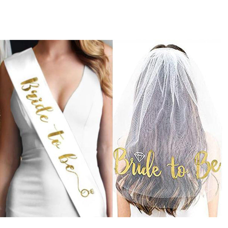 Ladies' Decorative Headband with "Bride" Inscription Kalsten