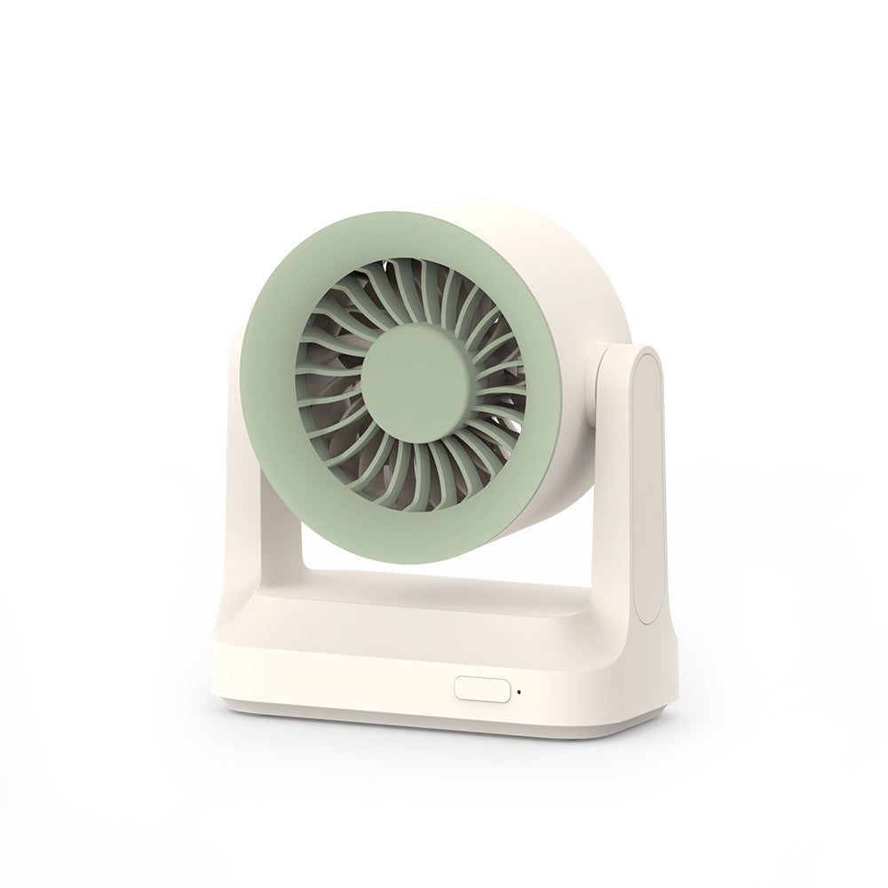 Unisex nan compact rechargeable table fan with pivoting turbine air guidance Kalsten