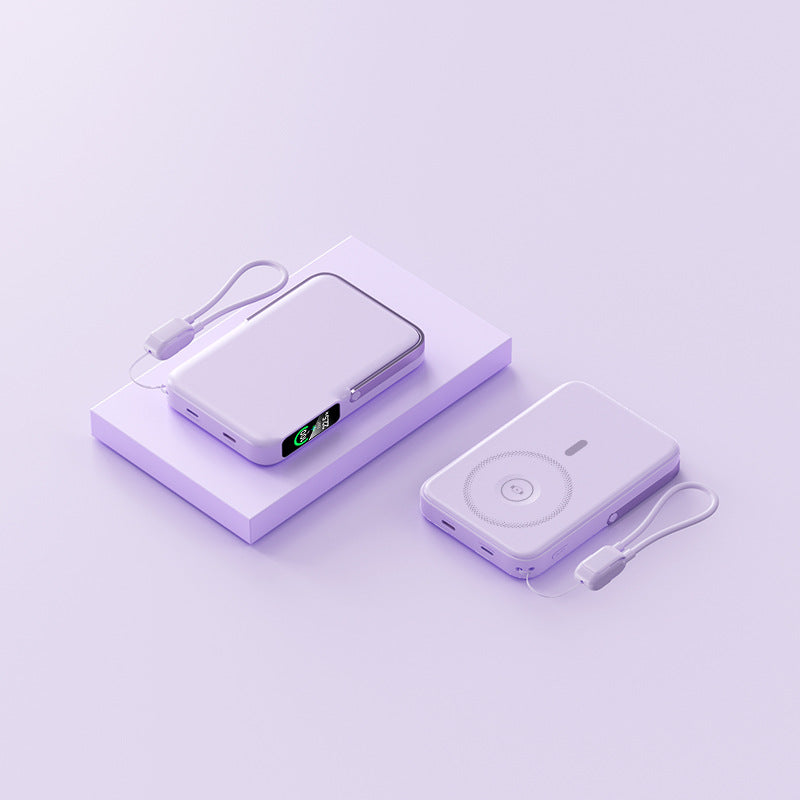 Ultrasonic lightweight power bank with integrated LED display and fast charging function Kalsten