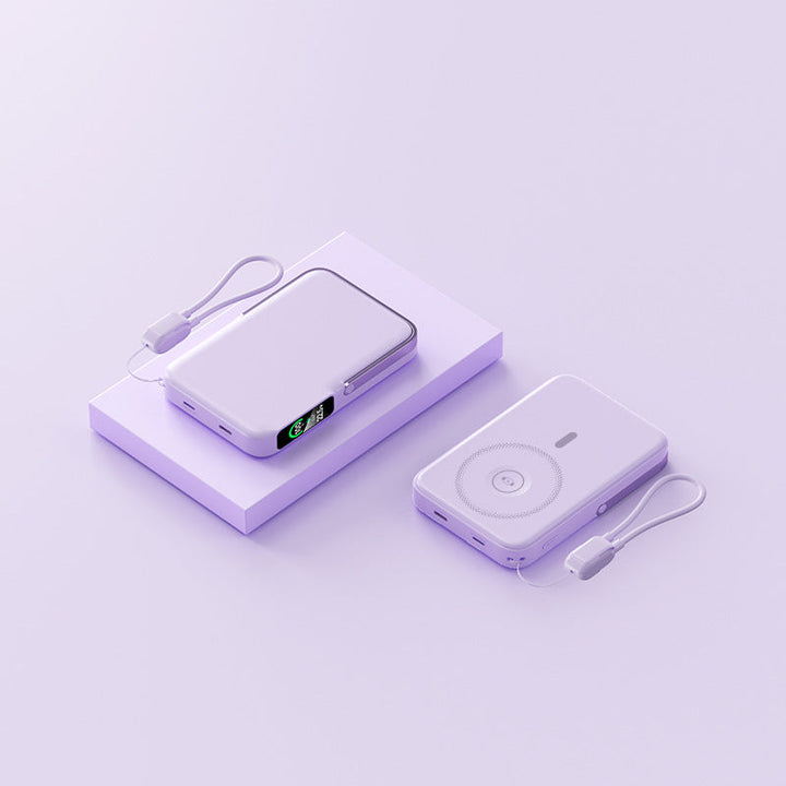 Ultrasonic lightweight power bank with integrated LED display and fast charging function Kalsten