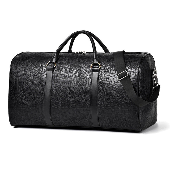 Luxurious Travel Bag Made of High-Quality Faux Leather with Elegant Crocodile Pattern Kalsten