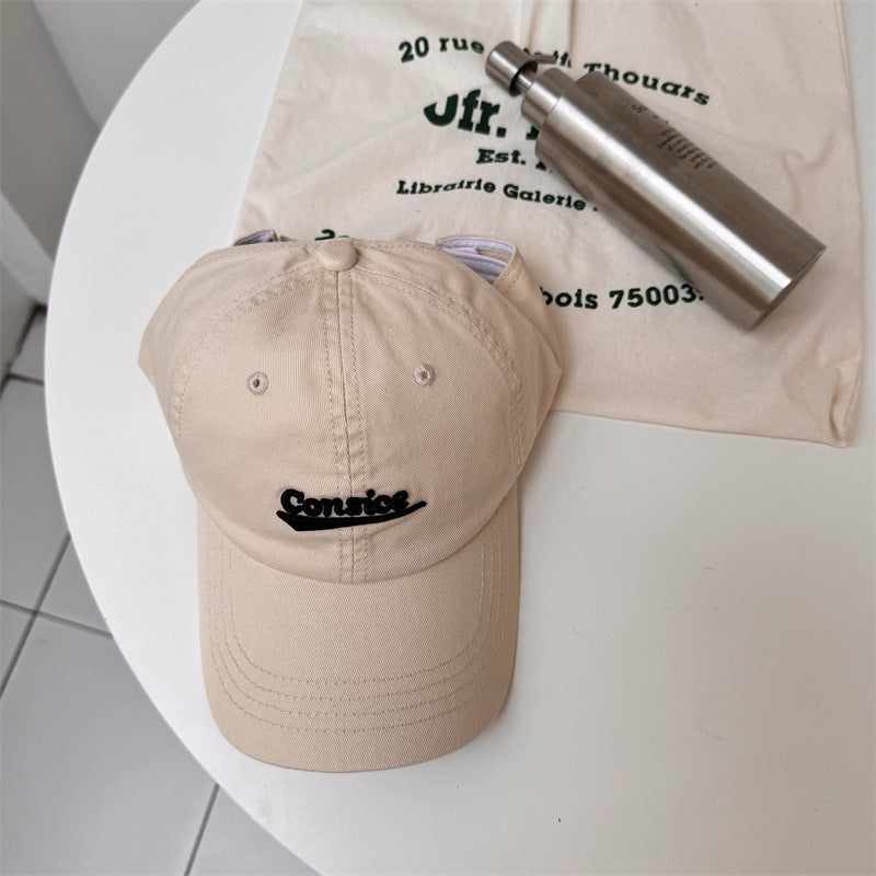Unisex Casual Embroidered Cotton Cap Kalsten