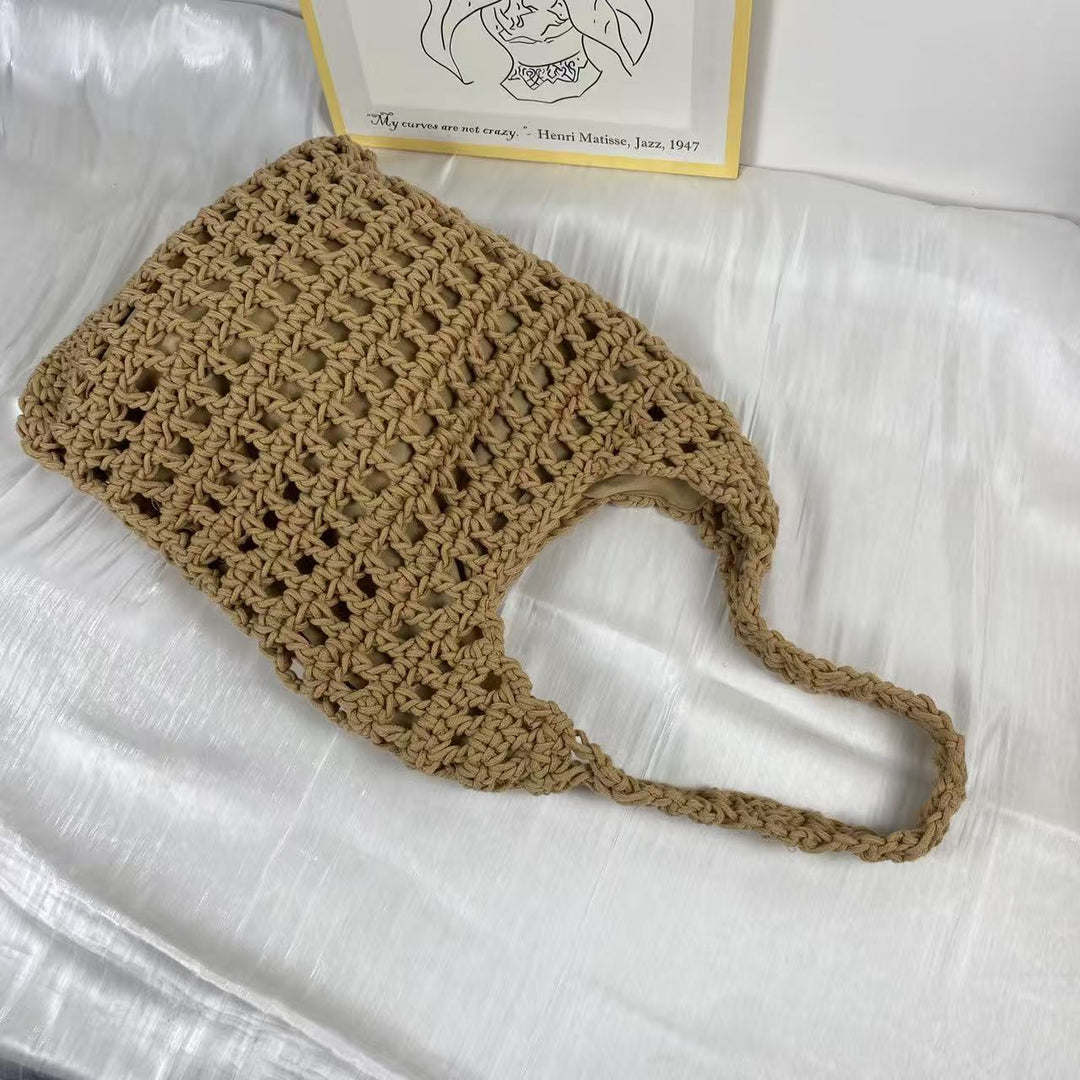 Handcrafted mesh tote bag Kalsten