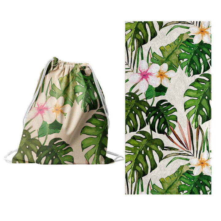 Sporty tote bag with floral design Kalsten