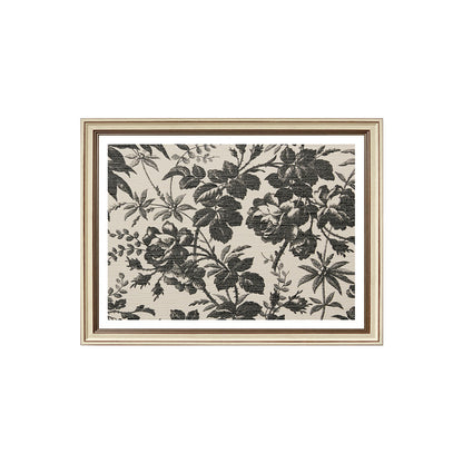 Elegant Gold Coated Flower Artwork