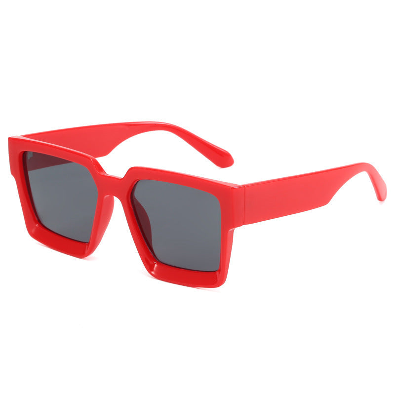 Ladies Oversized Sunglasses with Fashionable Transparent Frame Kalsten
