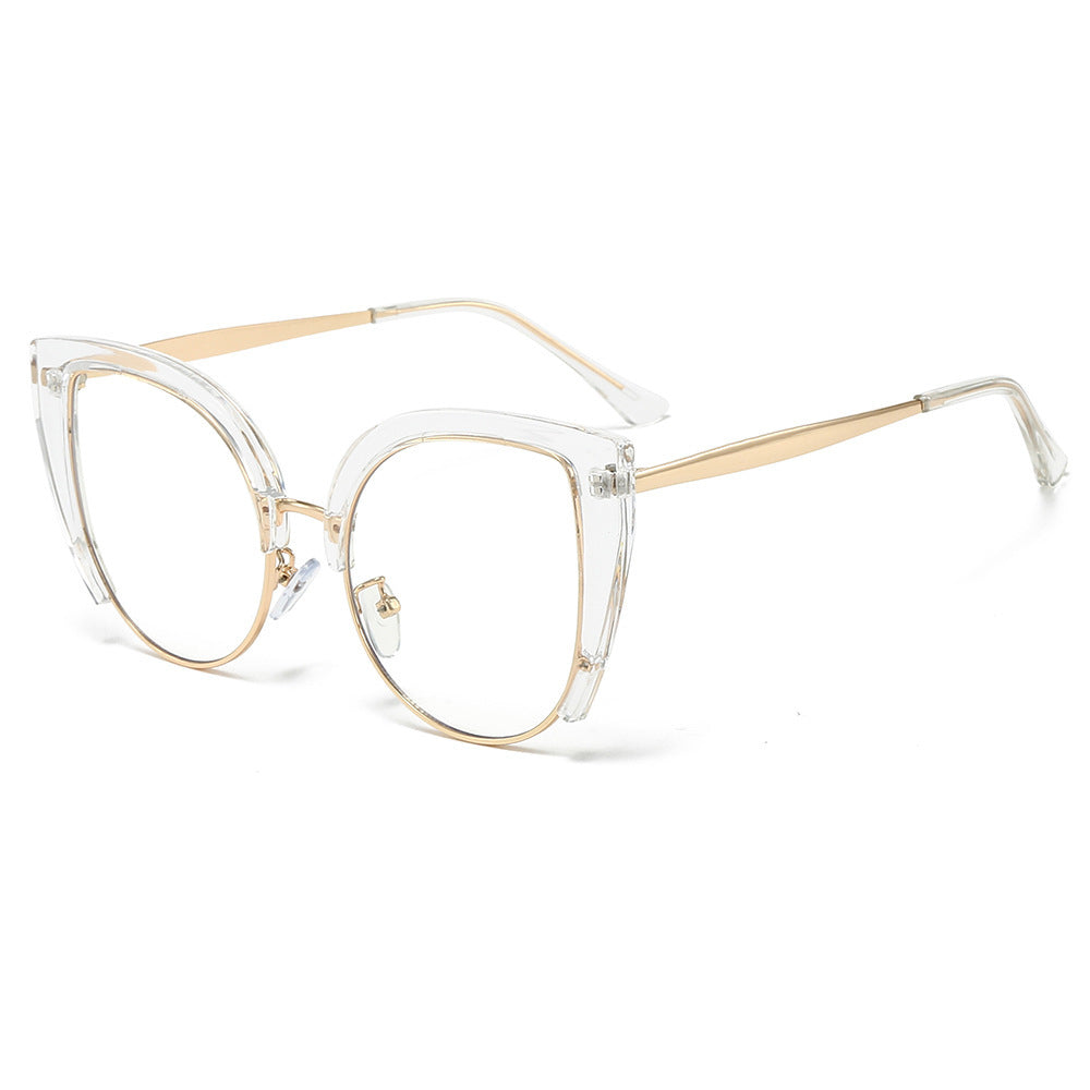Women Fashion Cat-Eye Glasses made of Plastic with Metal Accents Kalsten