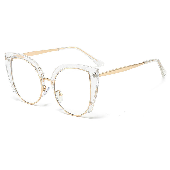 Women Fashion Cat-Eye Glasses made of Plastic with Metal Accents Kalsten