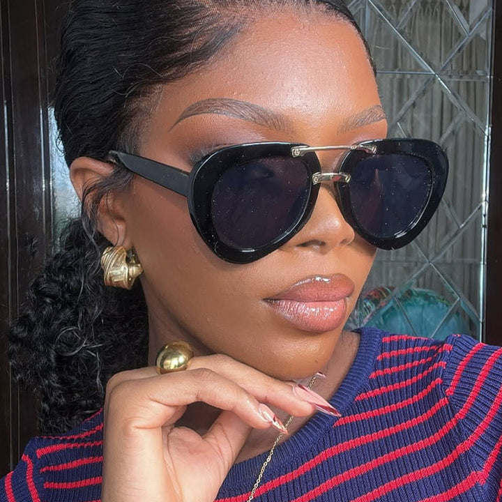 Womens extravagant sunglasses in modern heart design Kalsten