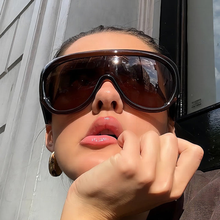 Women's oversized sunglasses in a modern design with UV protection Kalsten