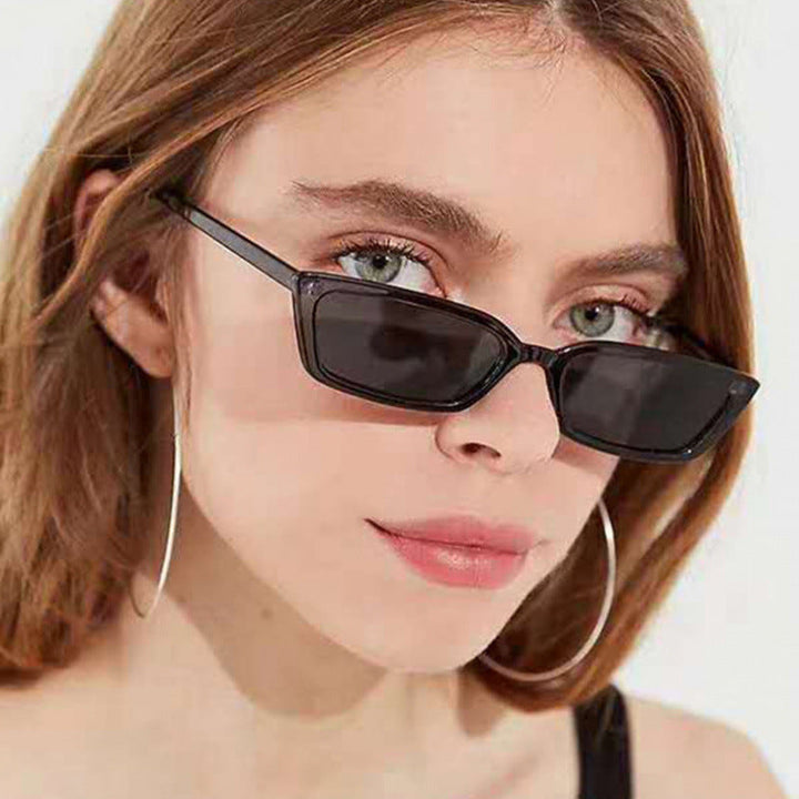 Women's Minimalist Rectangular Sunglasses Kalsten