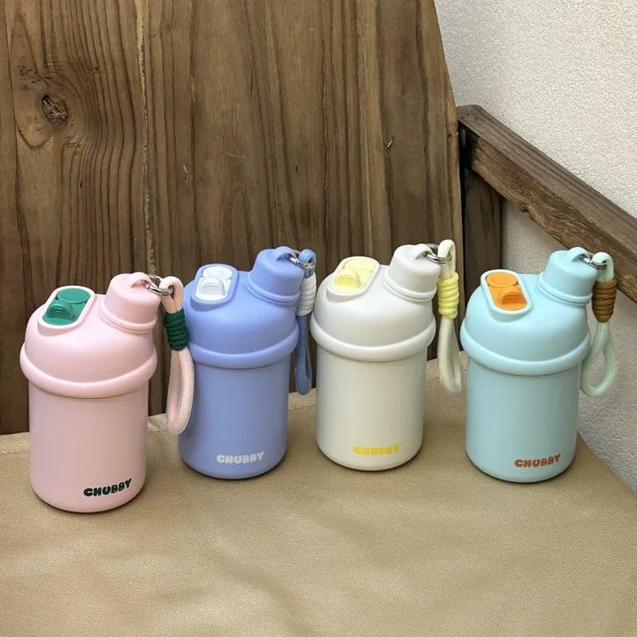Women's Sporty Water Bottle with Practical Carrying Strap Kalsten