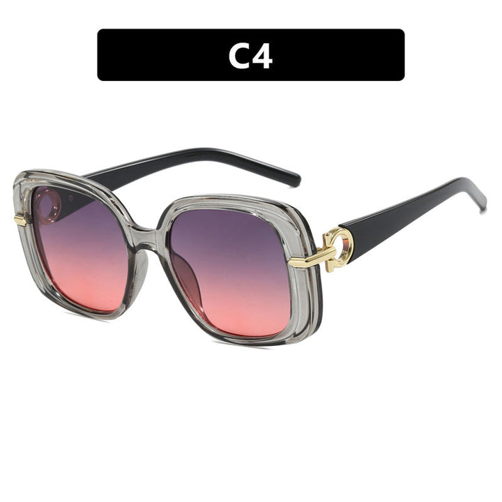 Women's square sunglasses with luxurious metal accent Kalsten