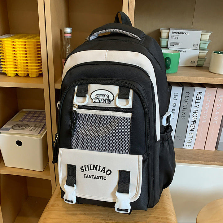 Multi-Compartment Functional School Backpack