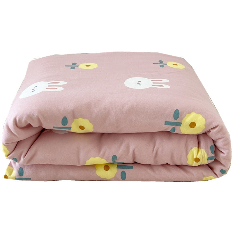 Women's Cozy Cotton Blanket with Loving Bear Pattern Kalsten