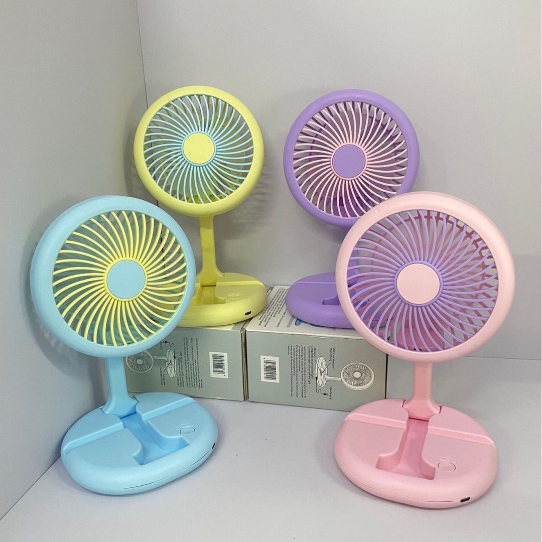Unisex Creative LED Table Fan with Rotatable Head Kalsten